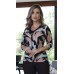 044931 Blusa Ramany Manga 3/4 Estampada